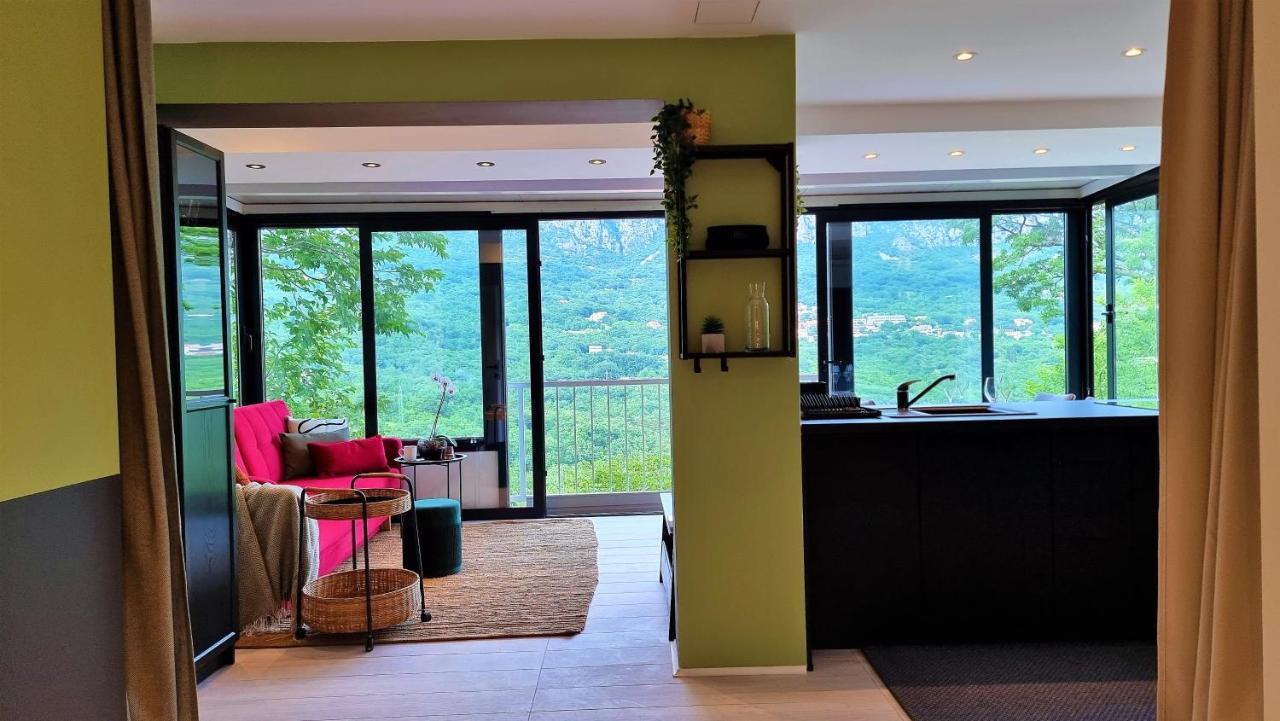 Amazing Sea-Mountain Valley View House With 3 Terraces And Huge Chill Gardens, 5Min From The Sea! Bribir  Eksteriør bilde
