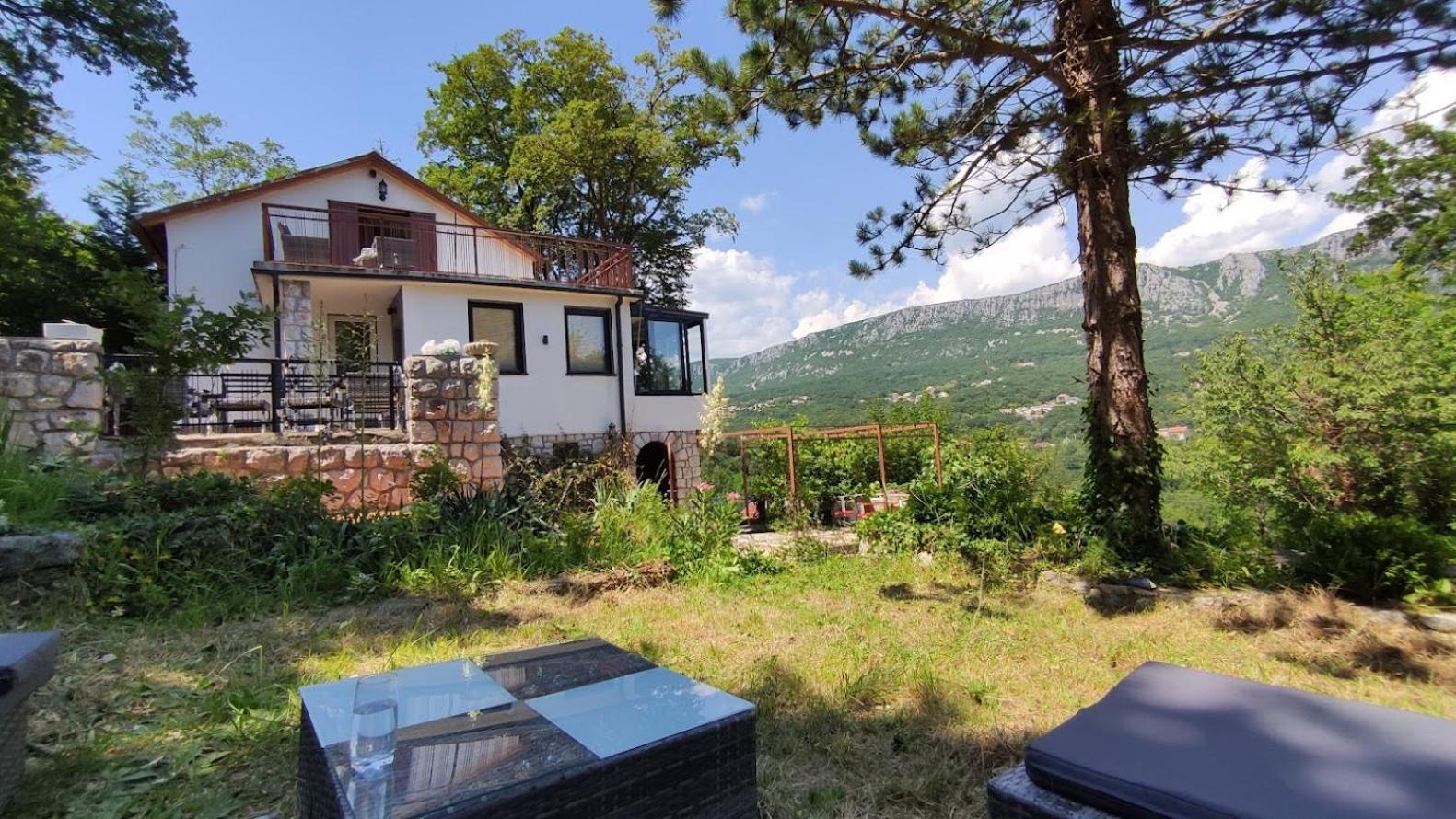 Amazing Sea-Mountain Valley View House With 3 Terraces And Huge Chill Gardens, 5Min From The Sea! Bribir  Eksteriør bilde
